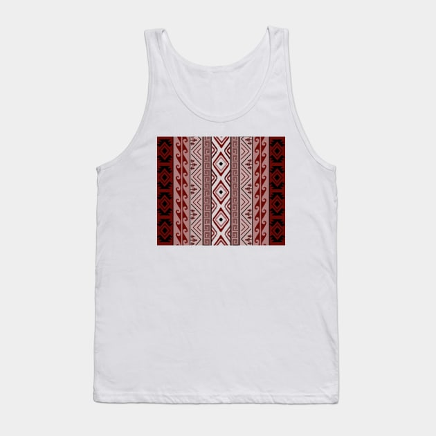 Aztec red design Tank Top by Sci-Emily